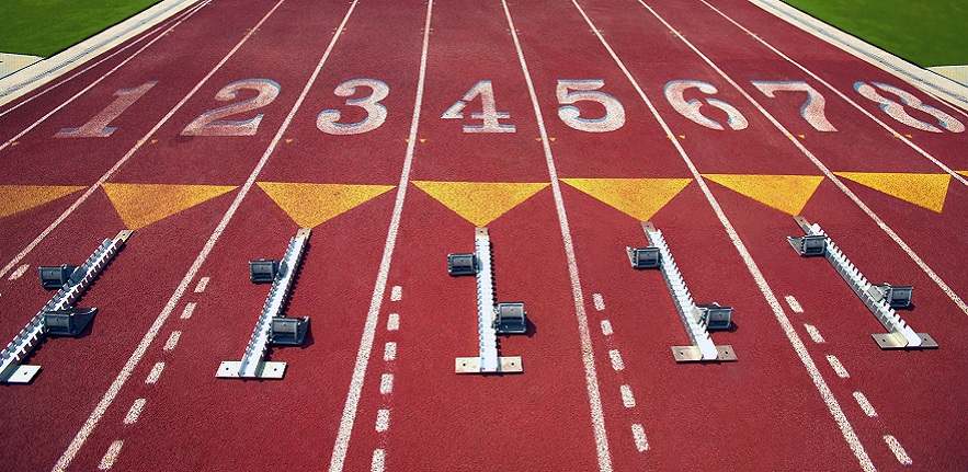 starting line: image by tableatny on Flickr (CC2.0).