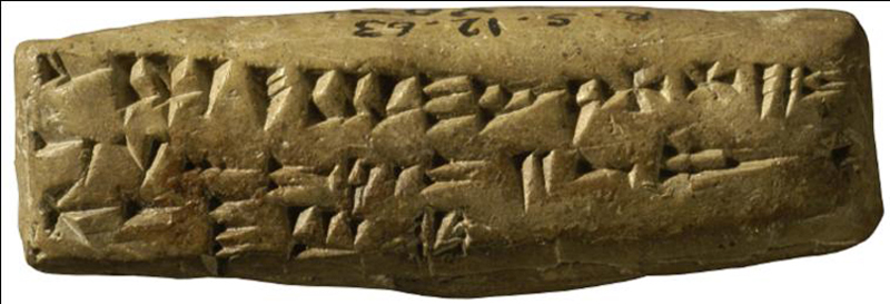 Ugaritic Abecedarium