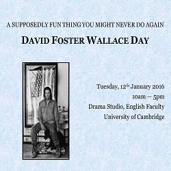 A supposedly fun thing you might never do again: English Faculty holds David Foster Wallace Day